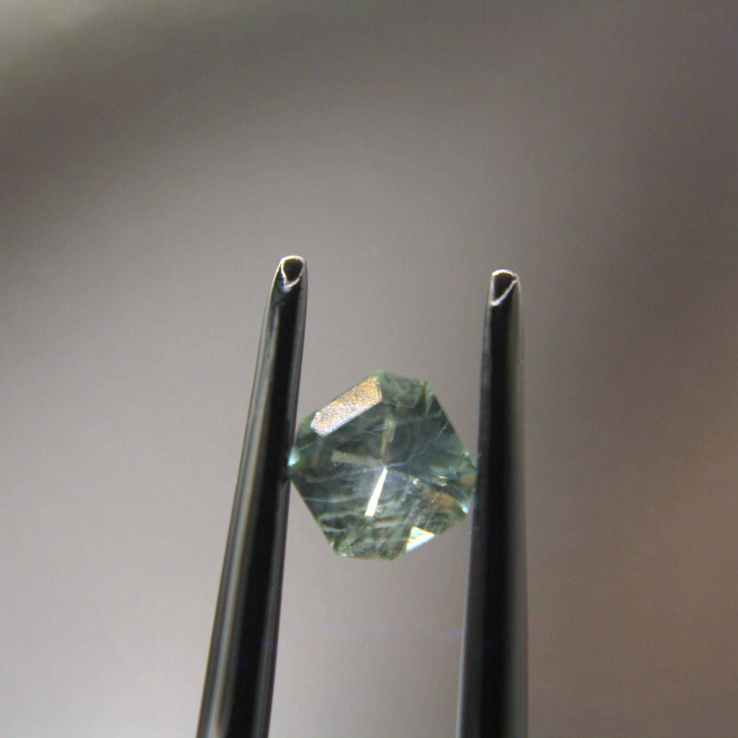 0.65 Ct Natural Montana Sapphire | Hand Mined Asscher Cut Blue Green Loose Gemstone | Montana Teal Sapphire | September Birthstone