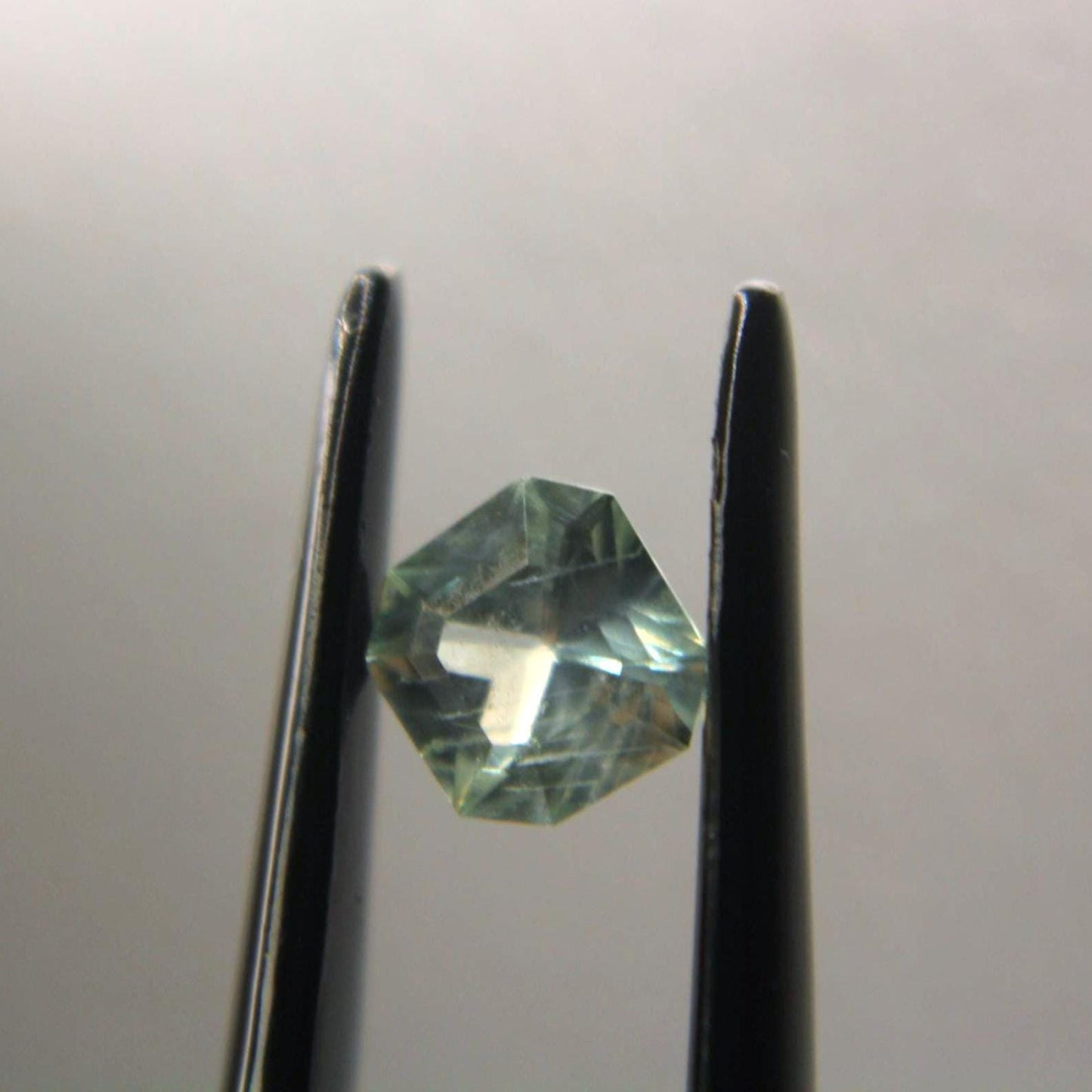 0.65 Ct Natural Montana Sapphire | Hand Mined Asscher Cut Blue Green Loose Gemstone | Montana Teal Sapphire | September Birthstone