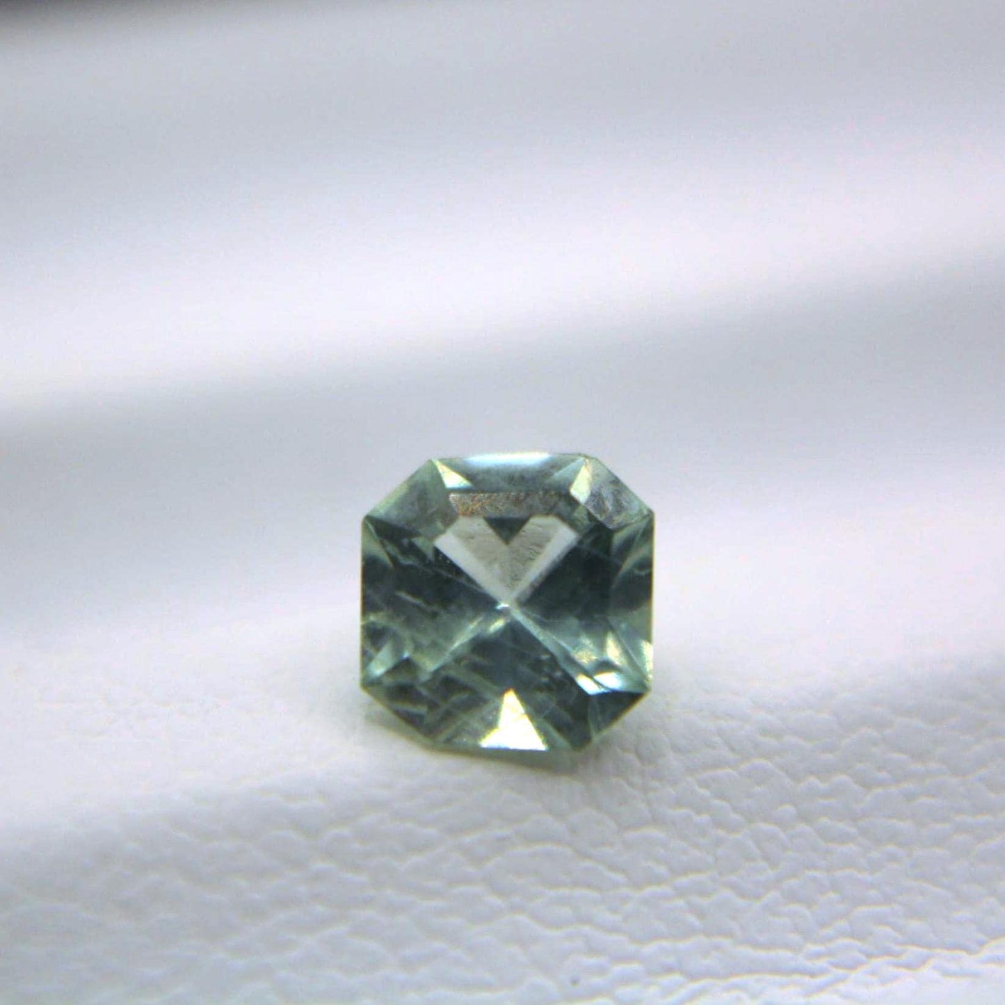 0.65 Ct Natural Montana Sapphire | Hand Mined Asscher Cut Blue Green Loose Gemstone | Montana Teal Sapphire | September Birthstone