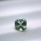 0.65 Ct Natural Montana Sapphire | Hand Mined Asscher Cut Blue Green Loose Gemstone | Montana Teal Sapphire | September Birthstone