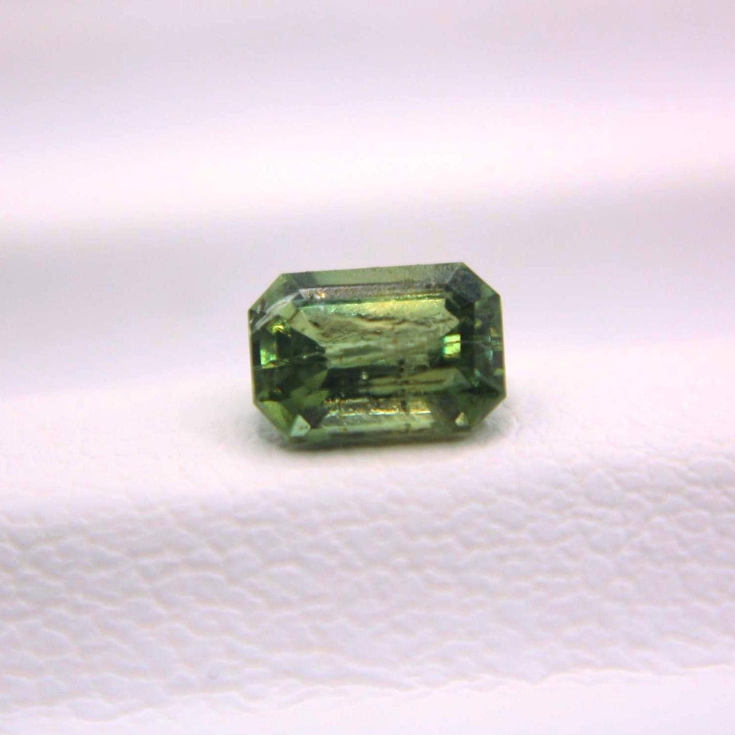 0.65 Ct Natural Montana Sapphire | Emerald Cut Green Teal Loose Gemstone | Hand Mined Montana Sapphire | American Mined September Birthstone