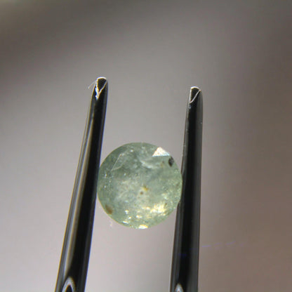 1.15 Ct Natural Montana Sapphire | Round Green Blue Loose Gemstone | Hand Mined Montana Sapphire | Rustic American Mined Sapphire