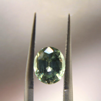 1.55 Ct Unheated Montana Sapphire | Hand Mined & Faceted | Natural Teal Blue Green Sapphire | Oval Cut Loose Gemstone