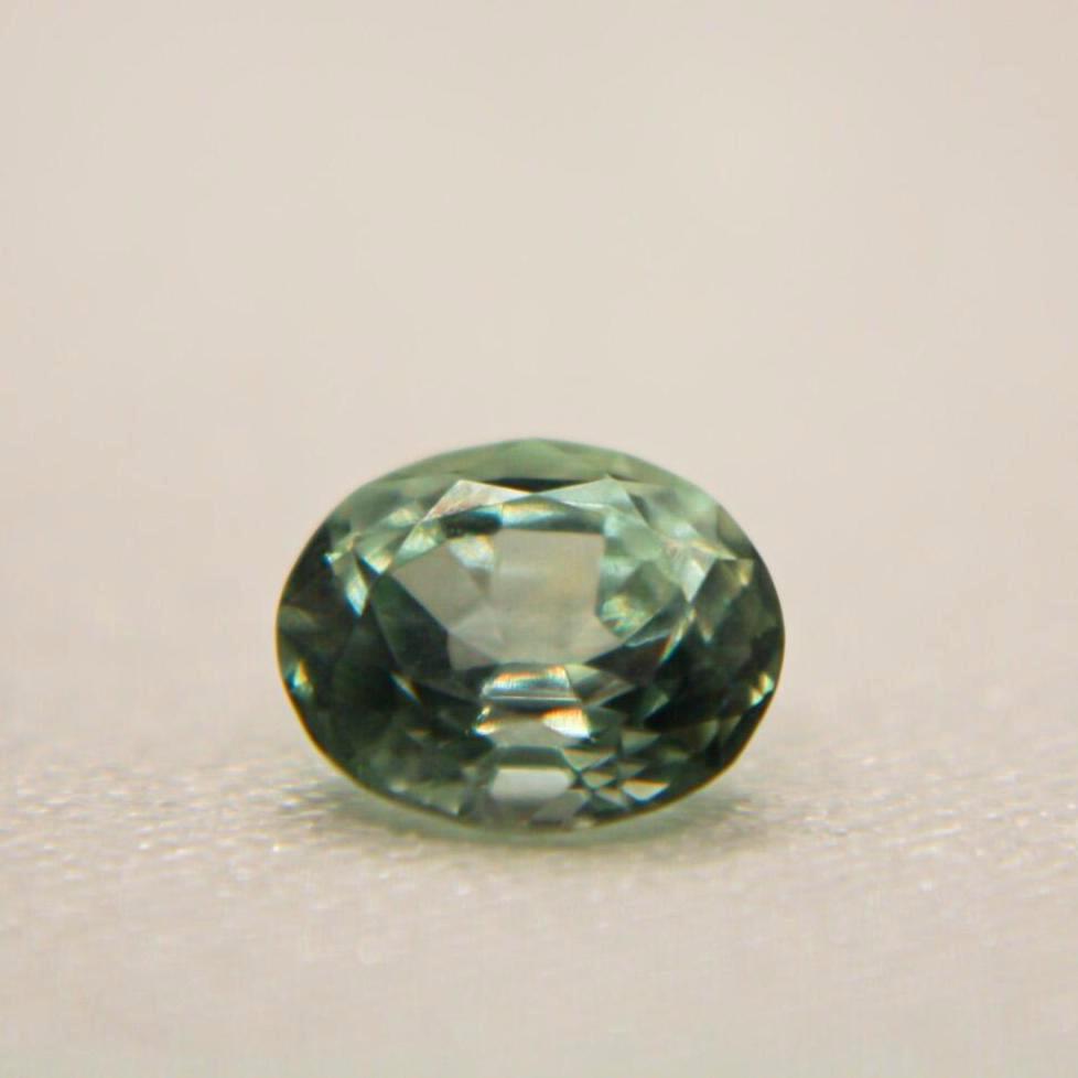 1.55 Ct Unheated Montana Sapphire | Hand Mined & Faceted | Natural Teal Blue Green Sapphire | Oval Cut Loose Gemstone