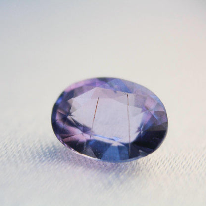2.06 ct Natural Violet Spinel Gemstone | Oval Cut, Unheated, Certified Collector Gem