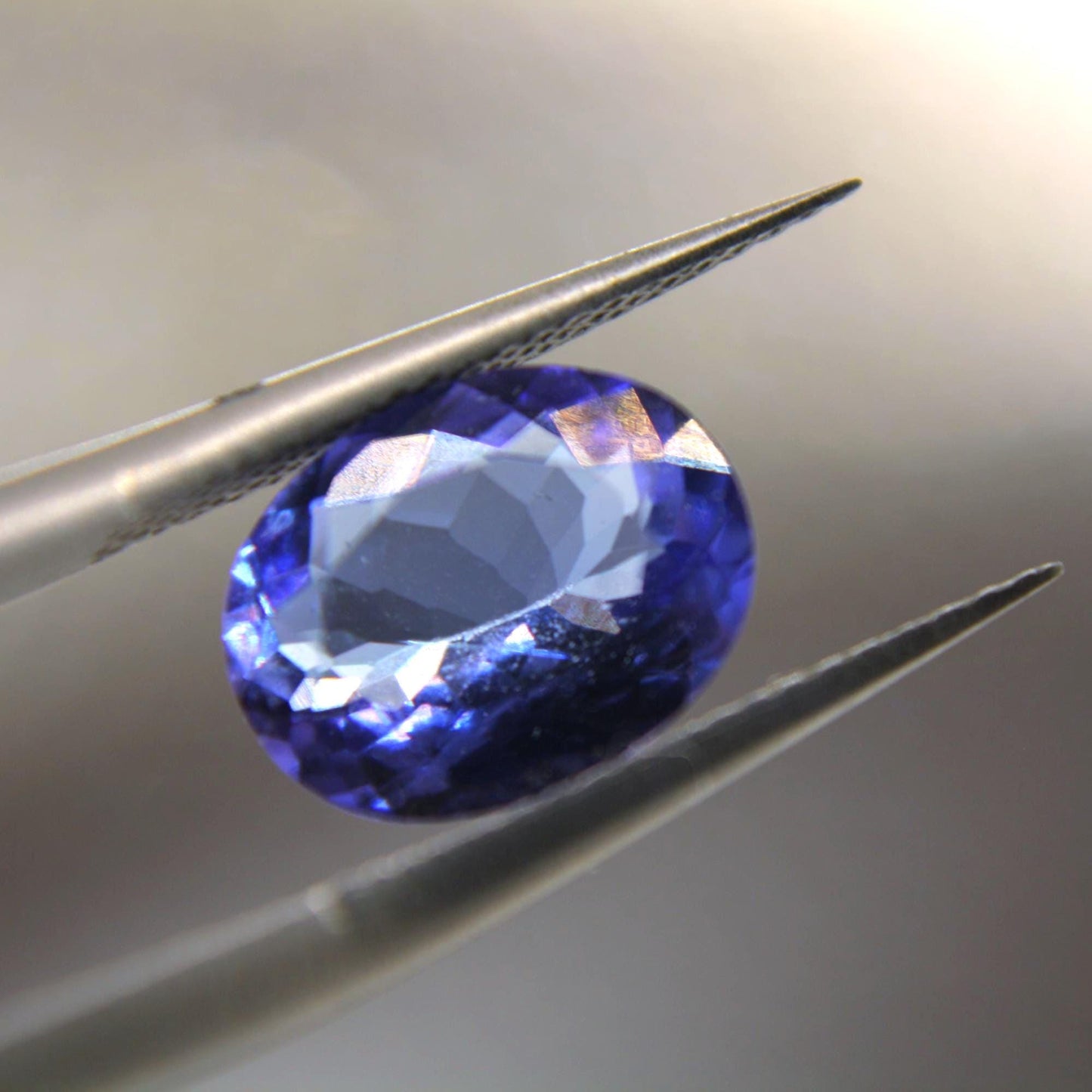 2.15 Ct Natural Tanzanite | Certified Blue Violet Tanzanite | Oval Cut Loose Gemstone | December Birthstone