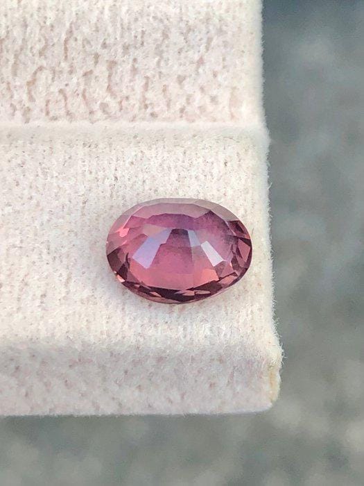 1.59 Ct Pink Sapphire | Natural Purplish Pink Sapphire | Certified Loose Sapphire | Oval Cut Gemstone | September Birthstone