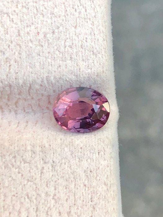 1.59 Ct Pink Sapphire | Natural Purplish Pink Sapphire | Certified Loose Sapphire | Oval Cut Gemstone | September Birthstone
