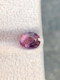 1.59 Ct Pink Sapphire | Natural Purplish Pink Sapphire | Certified Loose Sapphire | Oval Cut Gemstone | September Birthstone