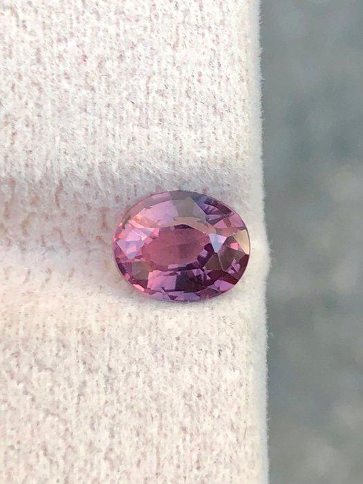 1.59 Ct Pink Sapphire | Natural Purplish Pink Sapphire | Certified Loose Sapphire | Oval Cut Gemstone | September Birthstone