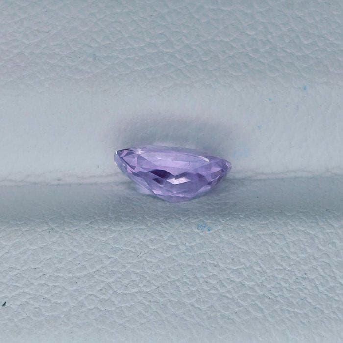 1.00 Ct Cushion Cut Unheated Purple Sapphire | IGI Certified Lavender Gemstone