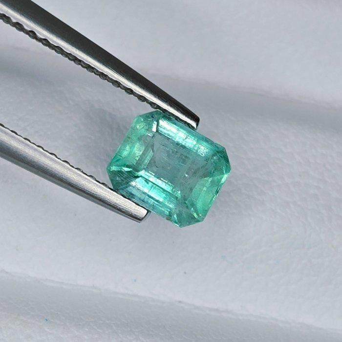 IGI Certified Natural Emerald Gemstone | 1.04 Ct Emerald Cut Green Beryl May Birthstone