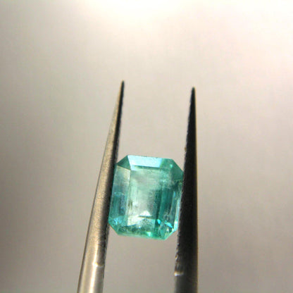 IGI Certified Natural Emerald Gemstone | 1.04 Ct Emerald Cut Green Beryl May Birthstone