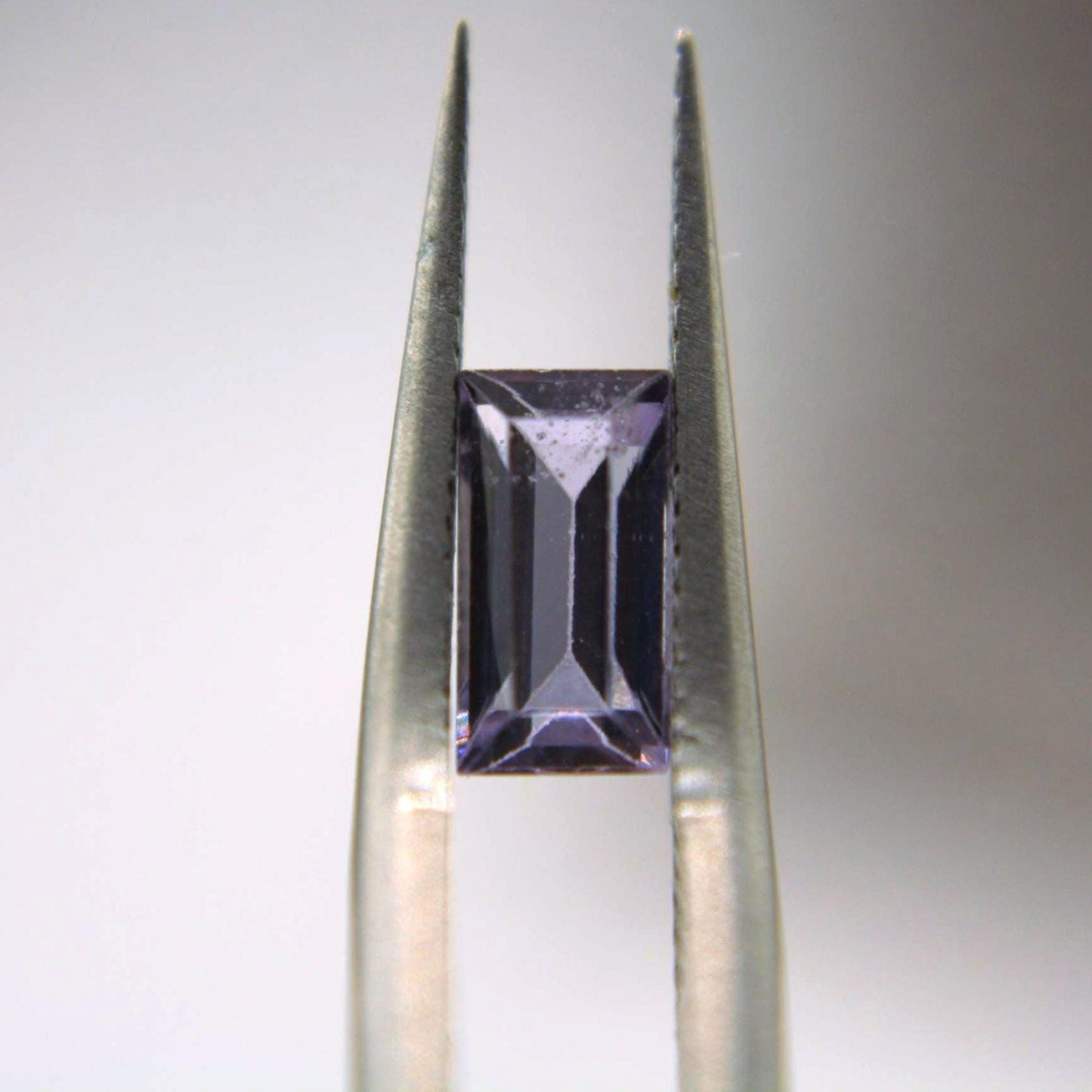 Light Purple Spinel Gemstone | Rectangular Step Cut, Untreated, IGI Certified