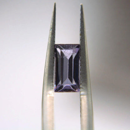 Light Purple Spinel Gemstone | Rectangular Step Cut, Untreated, IGI Certified