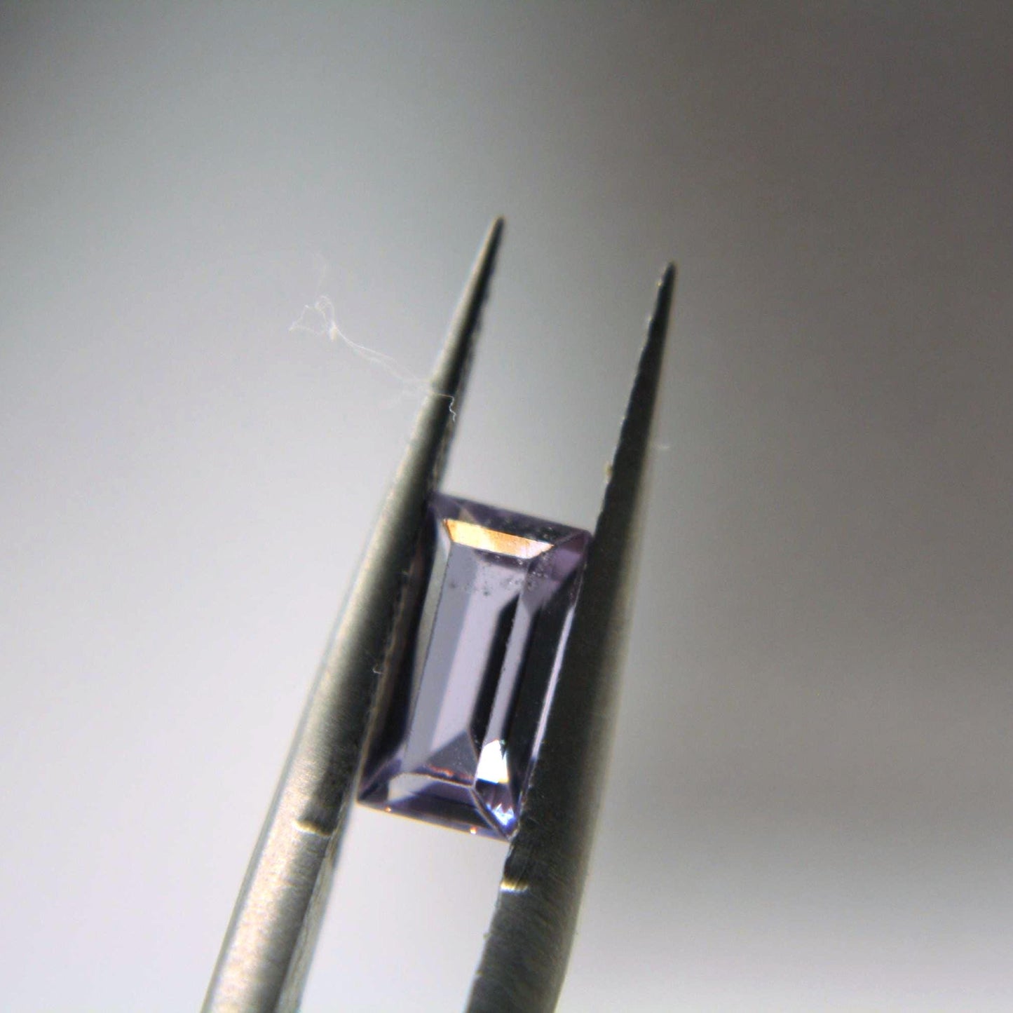 Light Purple Spinel Gemstone | Rectangular Step Cut, Untreated, IGI Certified