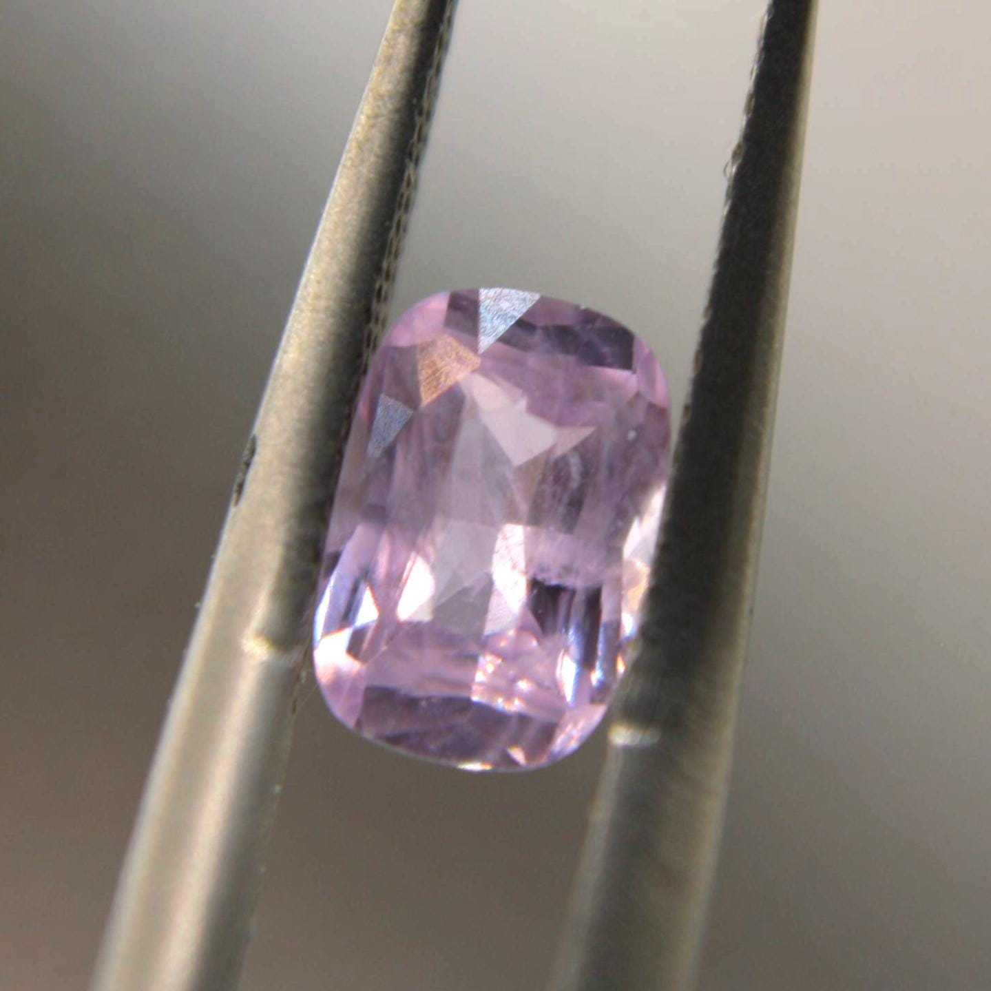 1.00 Ct Certified Purple Sapphire | Unheated Natural Sapphire | Cushion Cut Lavender Sapphire