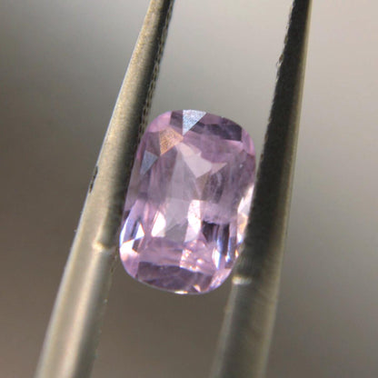 1.00 Ct Cushion Cut Unheated Purple Sapphire | IGI Certified Lavender Gemstone