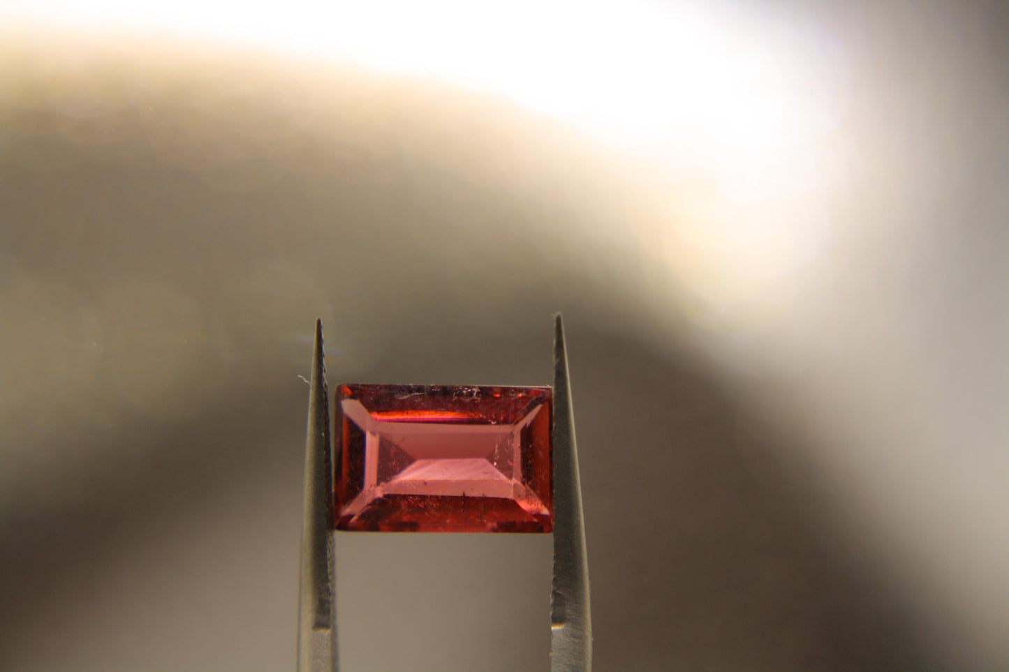 2.91 Ct Pink Tourmaline | Certified Natural Rubellite Tourmaline | Emerald Cut Loose Gemstone | Vibrant Pink Tourmaline for Custom Jewelry