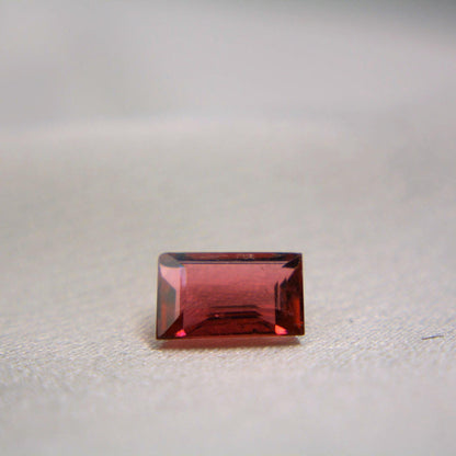 2.91 Ct Pink Tourmaline | Certified Natural Rubellite Tourmaline | Emerald Cut Loose Gemstone | Vibrant Pink Tourmaline for Custom Jewelry