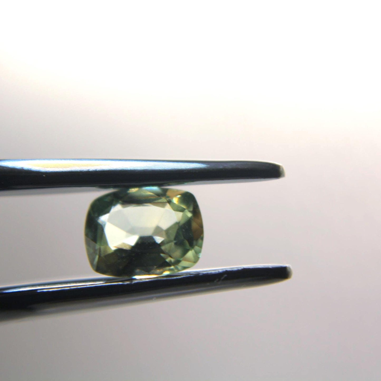 1.05 Ct Natural Montana Sapphire | Hand Mined & Faceted Teal Green Cushion Cut Loose Gemstone | Unheated Montana Sapphire | USA Mined
