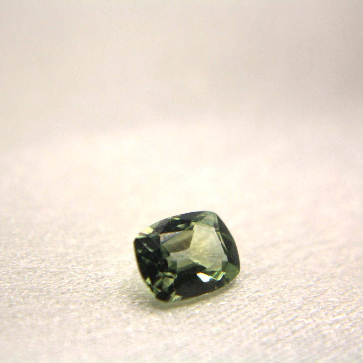 1.05 Ct Natural Montana Sapphire | Hand Mined & Faceted Teal Green Cushion Cut Loose Gemstone | Unheated Montana Sapphire | USA Mined
