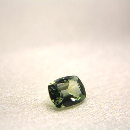 1.05 Ct Natural Montana Sapphire | Hand Mined & Faceted Teal Green Cushion Cut Loose Gemstone | Unheated Montana Sapphire | USA Mined