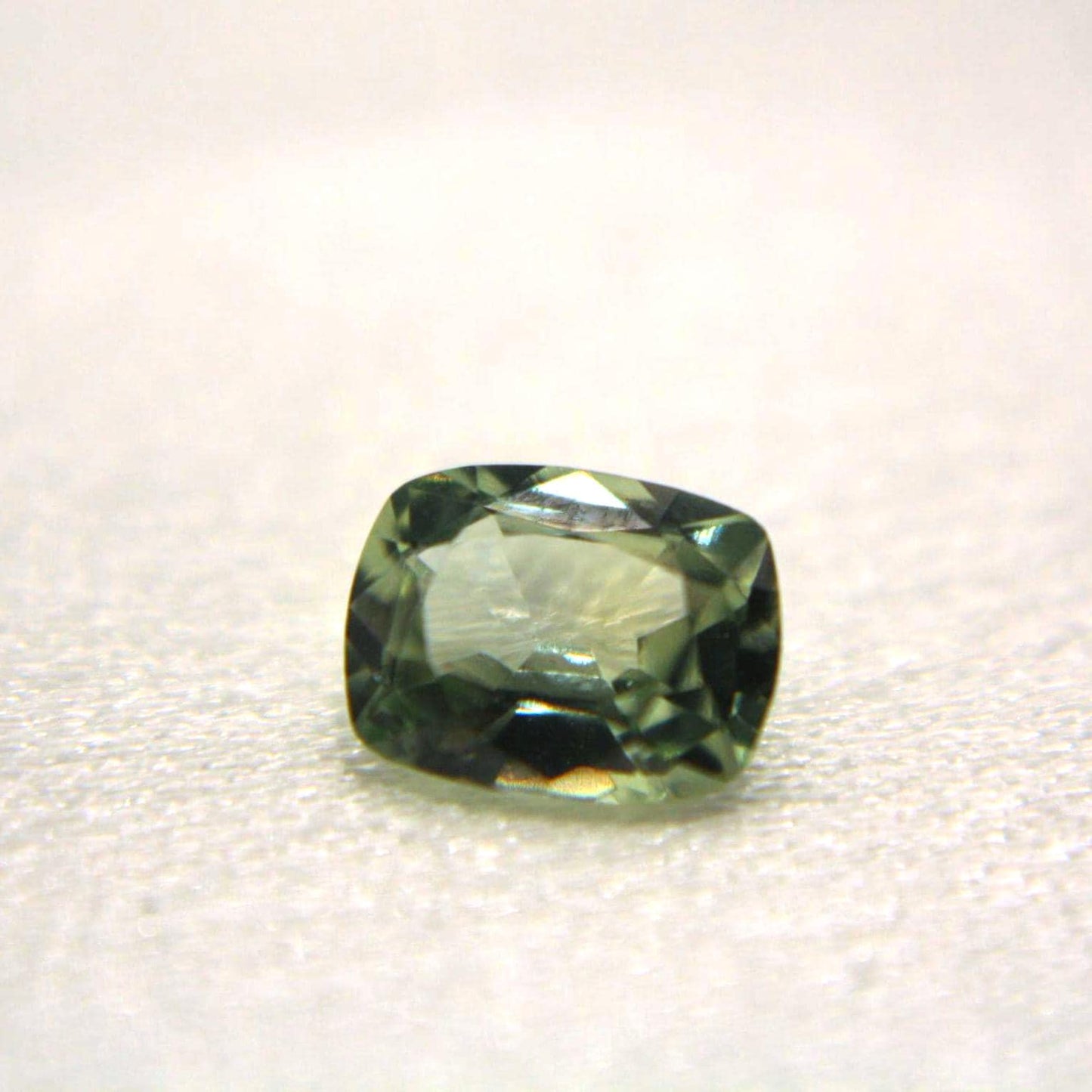 1.05 Ct Natural Montana Sapphire | Hand Mined & Faceted Teal Green Cushion Cut Loose Gemstone | Unheated Montana Sapphire | USA Mined