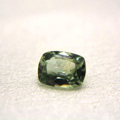 1.05 Ct Natural Montana Sapphire | Hand Mined & Faceted Teal Green Cushion Cut Loose Gemstone | Unheated Montana Sapphire | USA Mined