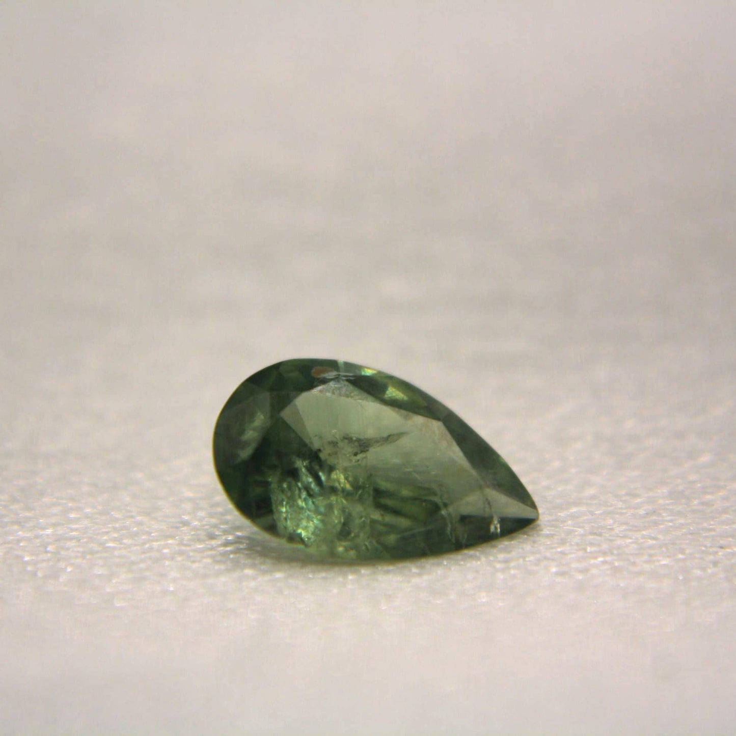 1.35 Ct Natural Montana Sapphire | Hand Mined Pear Cut Teal Green Loose Gemstone | Montana Mined Sapphire | September Birthstone