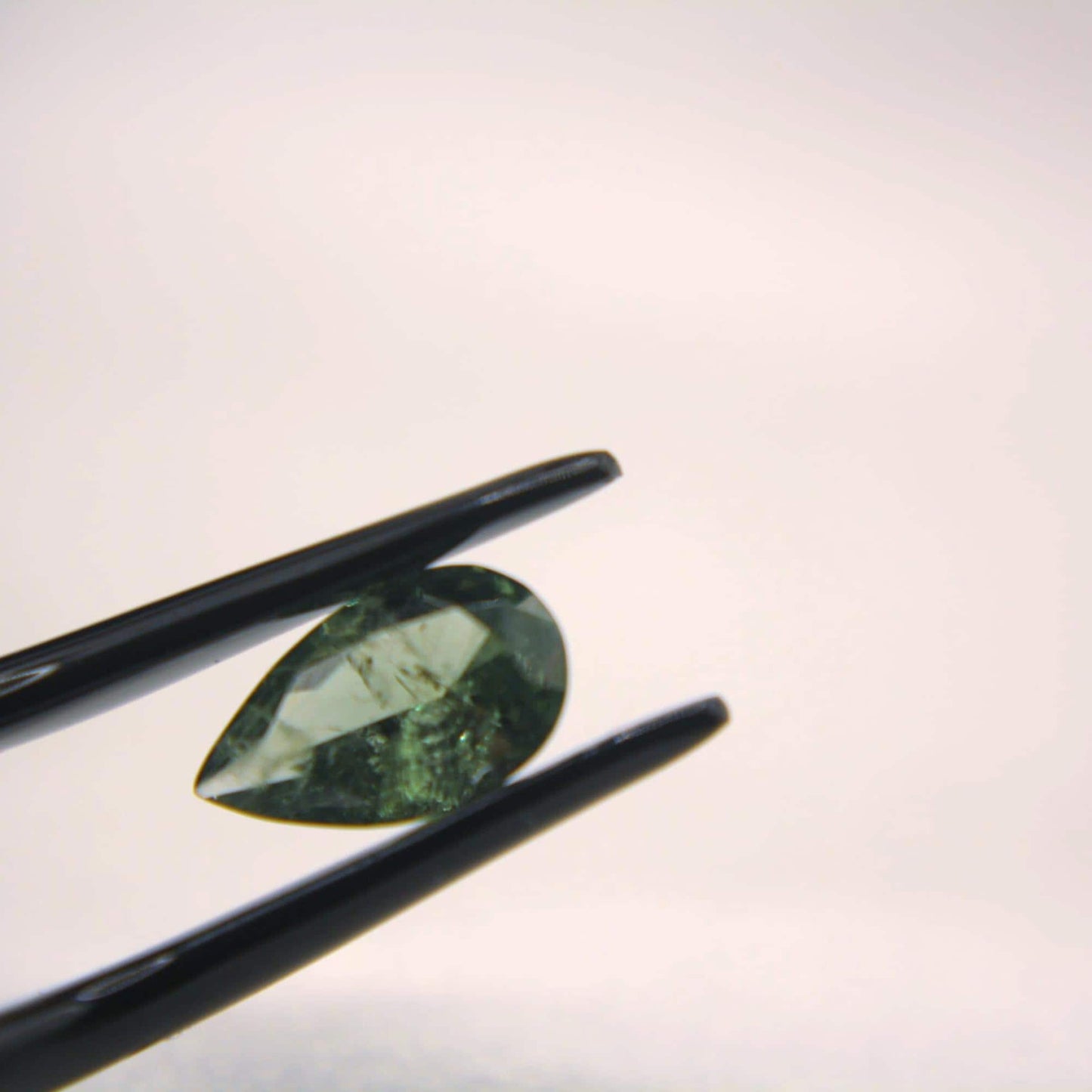 1.35 Ct Natural Montana Sapphire | Hand Mined Pear Cut Teal Green Loose Gemstone | Montana Mined Sapphire | September Birthstone