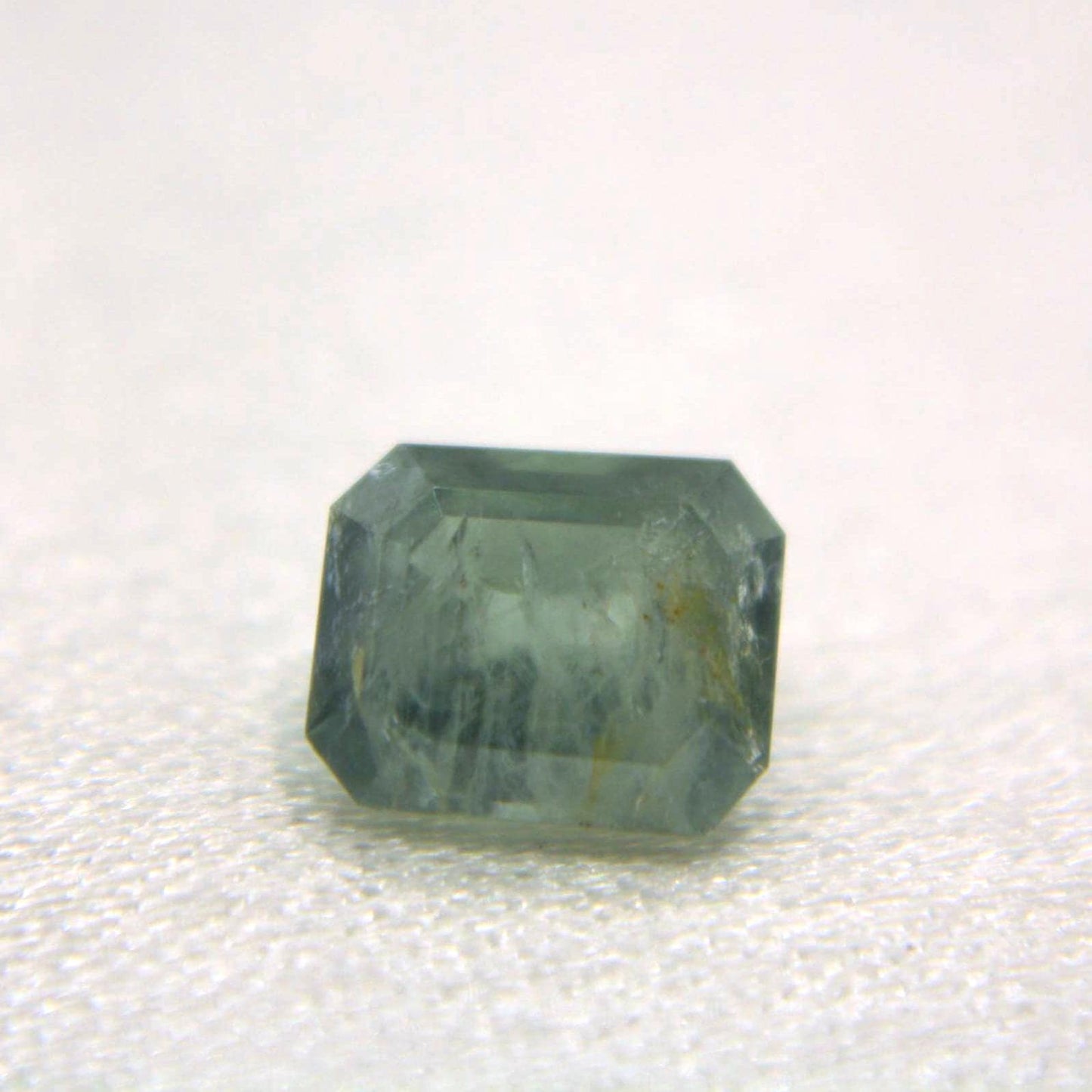 1.65 Ct Natural Montana Sapphire | Hand Mined Emerald Cut Light Blue Green Loose Gemstone | Montana Mined Sapphire | USA Gemstone