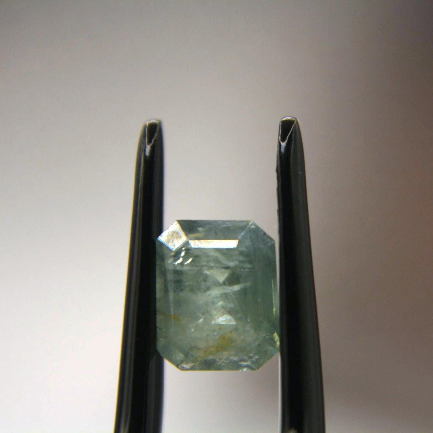 1.65 Ct Natural Montana Sapphire | Hand Mined Emerald Cut Light Blue Green Loose Gemstone | Montana Mined Sapphire | USA Gemstone