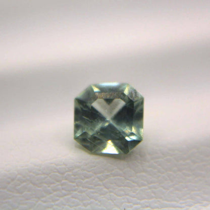 0.65 Ct Natural Montana Sapphire | Hand Mined Asscher Cut Blue Green Loose Gemstone | Montana Teal Sapphire | September Birthstone