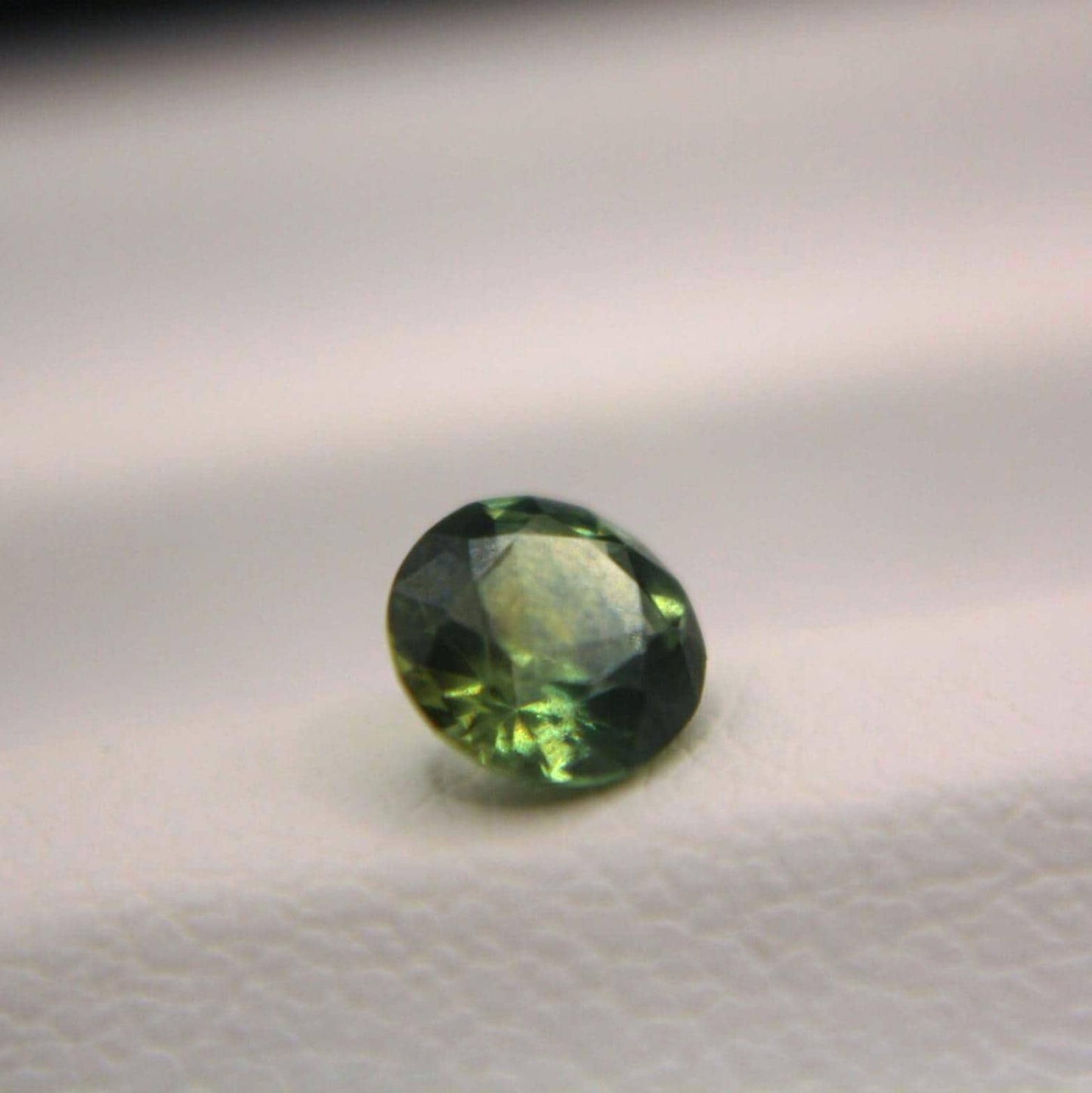 0.50 Ct Natural Montana Sapphire | Round Green Teal Loose Sapphire | Hand Mined Montana Gemstone | American Mined September Birthstone