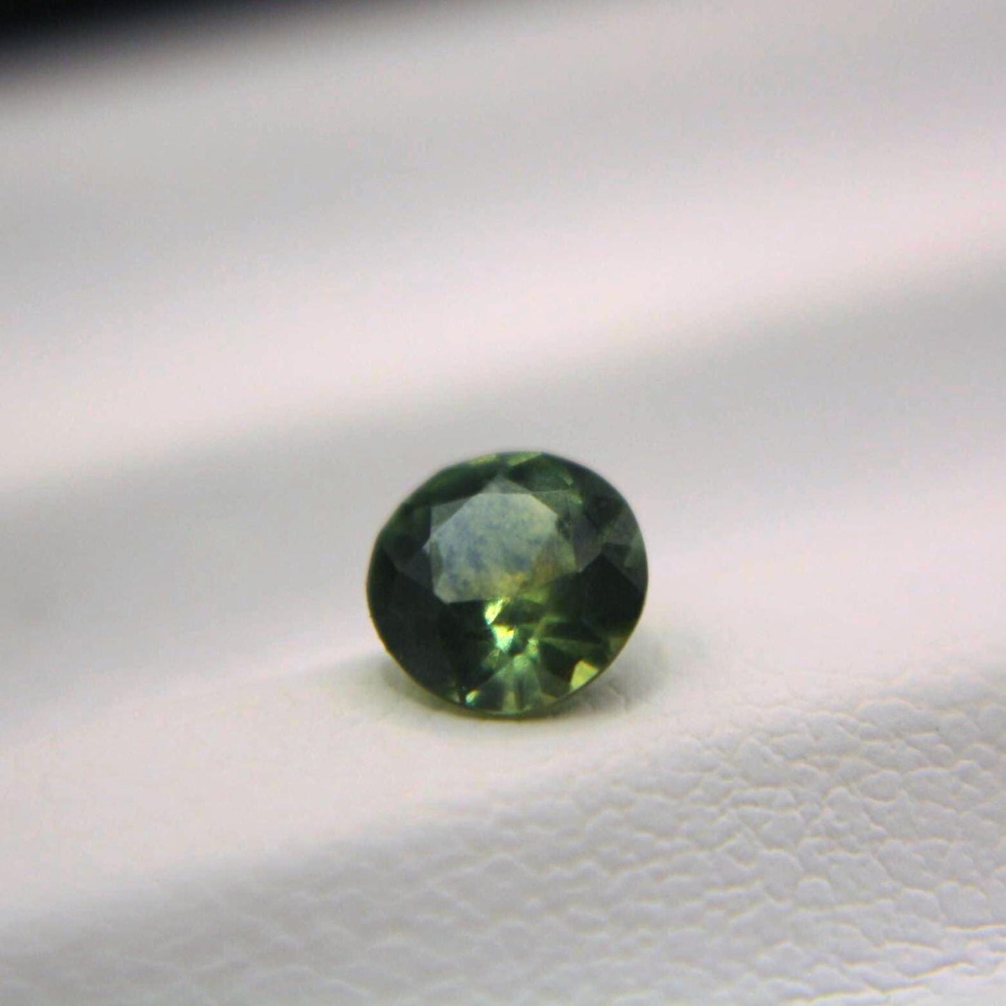 0.50 Ct Natural Montana Sapphire | Round Green Teal Loose Sapphire | Hand Mined Montana Gemstone | American Mined September Birthstone