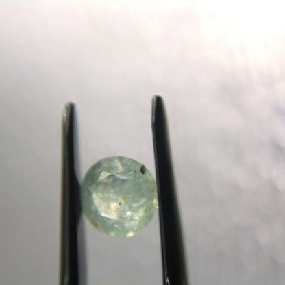 1.15 Ct Natural Montana Sapphire | Round Green Blue Loose Gemstone | Hand Mined Montana Sapphire | Rustic American Mined Sapphire