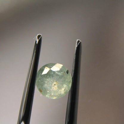 1.15 Ct Natural Montana Sapphire | Round Green Blue Loose Gemstone | Hand Mined Montana Sapphire | Rustic American Mined Sapphire