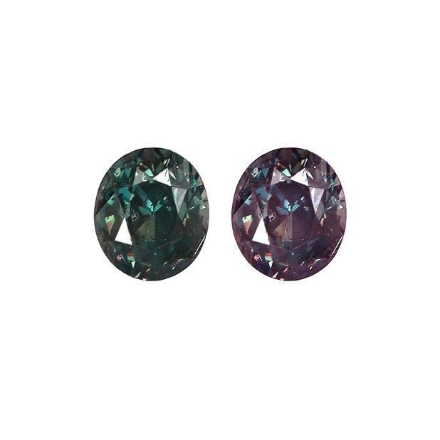 1.33 Ct Natural Color Change Sapphire | Unheated Blue Green to Pink Purple Sapphire | ICA Certified Loose Gemstone | Rare Collector Sapphire