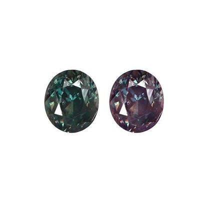 1.33 Ct Natural Color Change Sapphire | Unheated Blue Green to Pink Purple Sapphire | ICA Certified Loose Gemstone | Rare Collector Sapphire