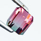 Natural Bi-Color Tourmaline Gemstone | IGI Certified Emerald Cut Loose Gemstone