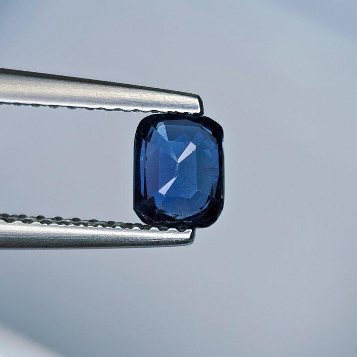 0.74 Ct Natural Unheated Deep Blue Sapphire | IGI Certified Loose Sapphire | Rectangular Cushion Cut