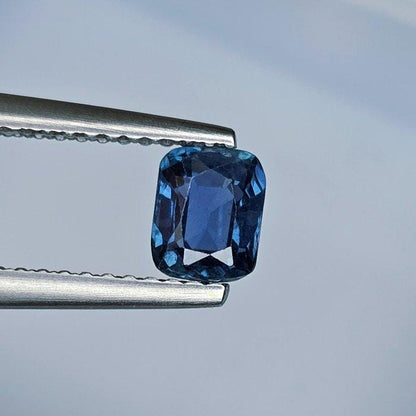 0.74 Ct Natural Unheated Deep Blue Sapphire | IGI Certified Loose Sapphire | Rectangular Cushion Cut