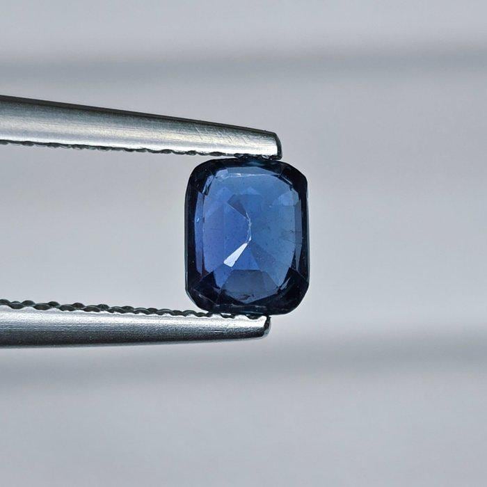 0.74 Ct Natural Unheated Deep Blue Sapphire | IGI Certified Loose Sapphire | Rectangular Cushion Cut