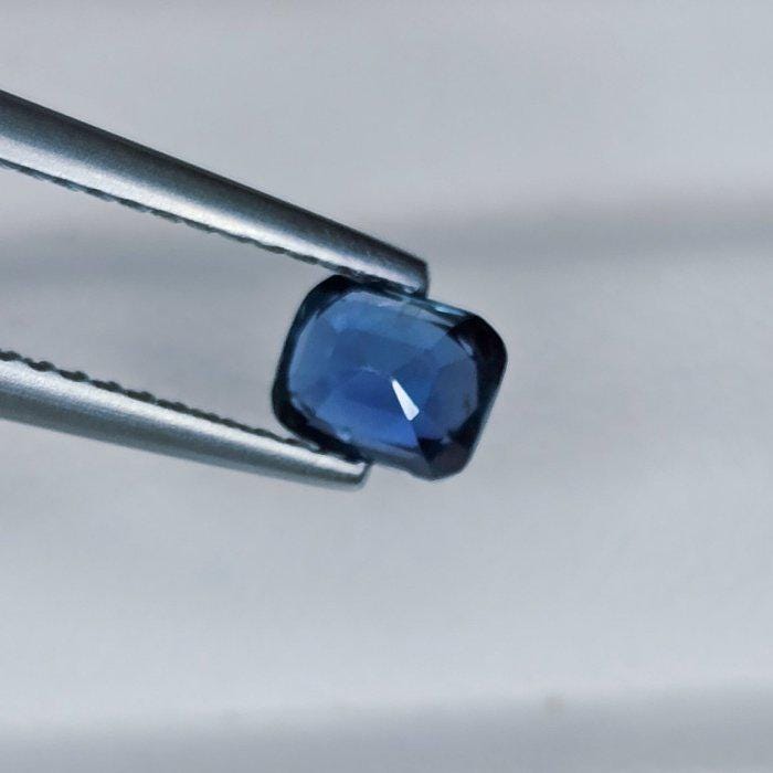 0.74 Ct Natural Unheated Deep Blue Sapphire | IGI Certified Loose Sapphire | Rectangular Cushion Cut