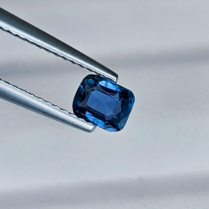 0.74 Ct Natural Unheated Deep Blue Sapphire | IGI Certified Loose Sapphire | Rectangular Cushion Cut