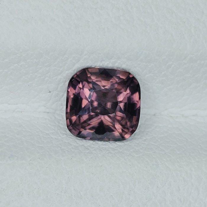 IGI Certified Natural Brown Zircon 1.27 Ct | Cushion Cut Loose Gemstone | Genuine Earth-Toned Zircon | Collector Gem | December Birthstone