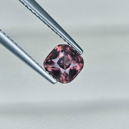 IGI Certified Natural Brown Zircon 1.27 Ct | Cushion Cut Loose Gemstone | Genuine Earth-Toned Zircon | Collector Gem | December Birthstone