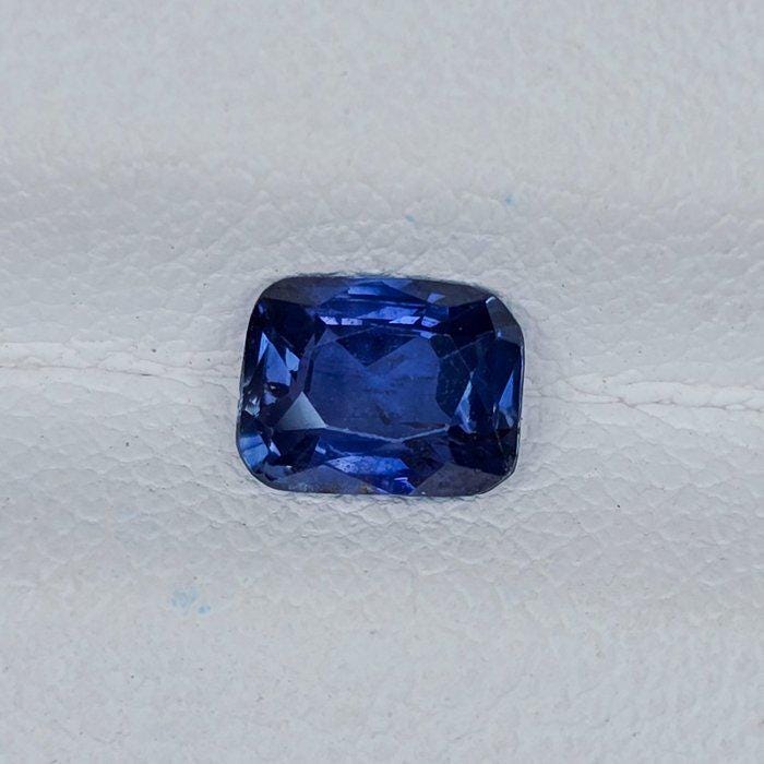 IGI Certified Deep Blue Sapphire 0.87 Ct | Natural Blue Sapphire | Cushion Rectangle Loose Sapphire | Heated Sapphire | September Birthstone