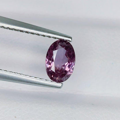 IGI Certified Natural Purple Sapphire 1.10 Ct | Madagascar Sapphire | Loose Pink Purple Sapphire | Oval Sapphire | Untreated Sapphire